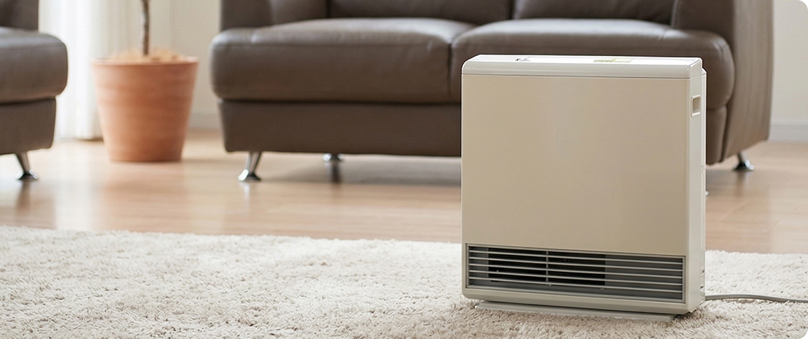 ガスファンヒーター